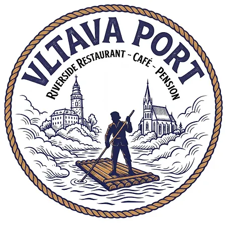 Vltava Port Riverside Restaurant-cafe-pension ゲストハウス 3*